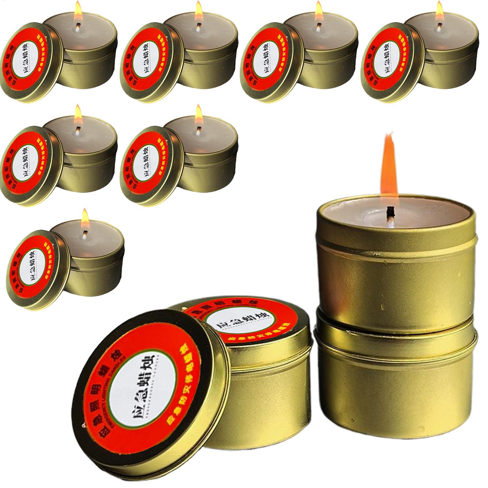 Beeswax Taper Candle - 10pcs Power Outage Candles Unscented Candles