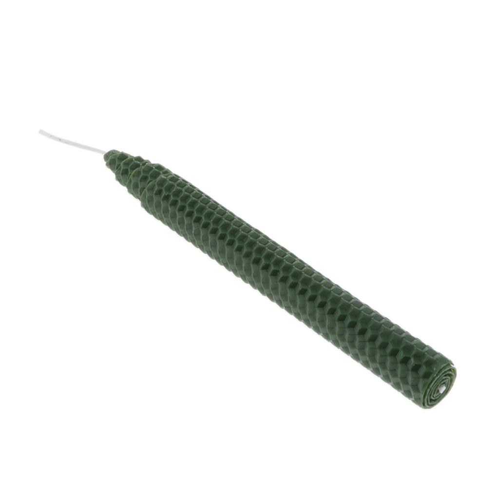 Beeswax Taper Candle - Handcrafted Natural Beeswax Candles Dripless Taper