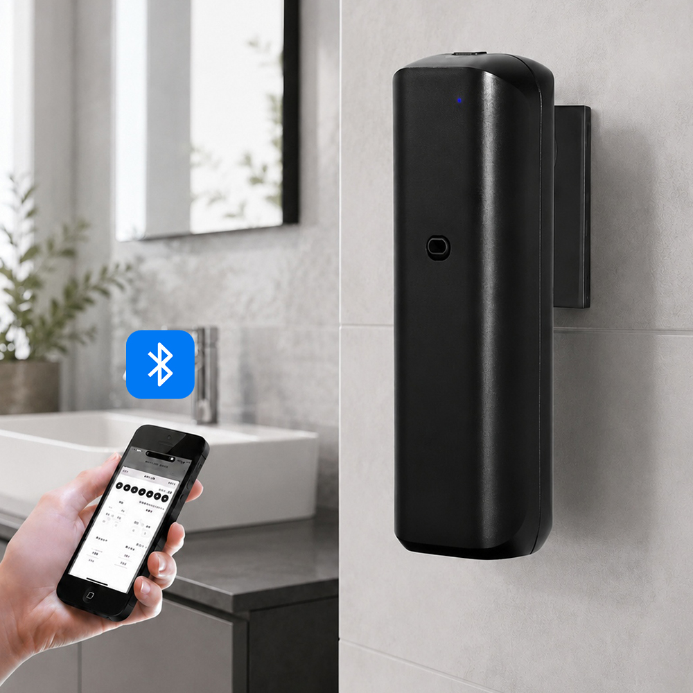 Home Fragrance Accessories - Wall Mounted Waterless Scent Diffuser Bluetooth