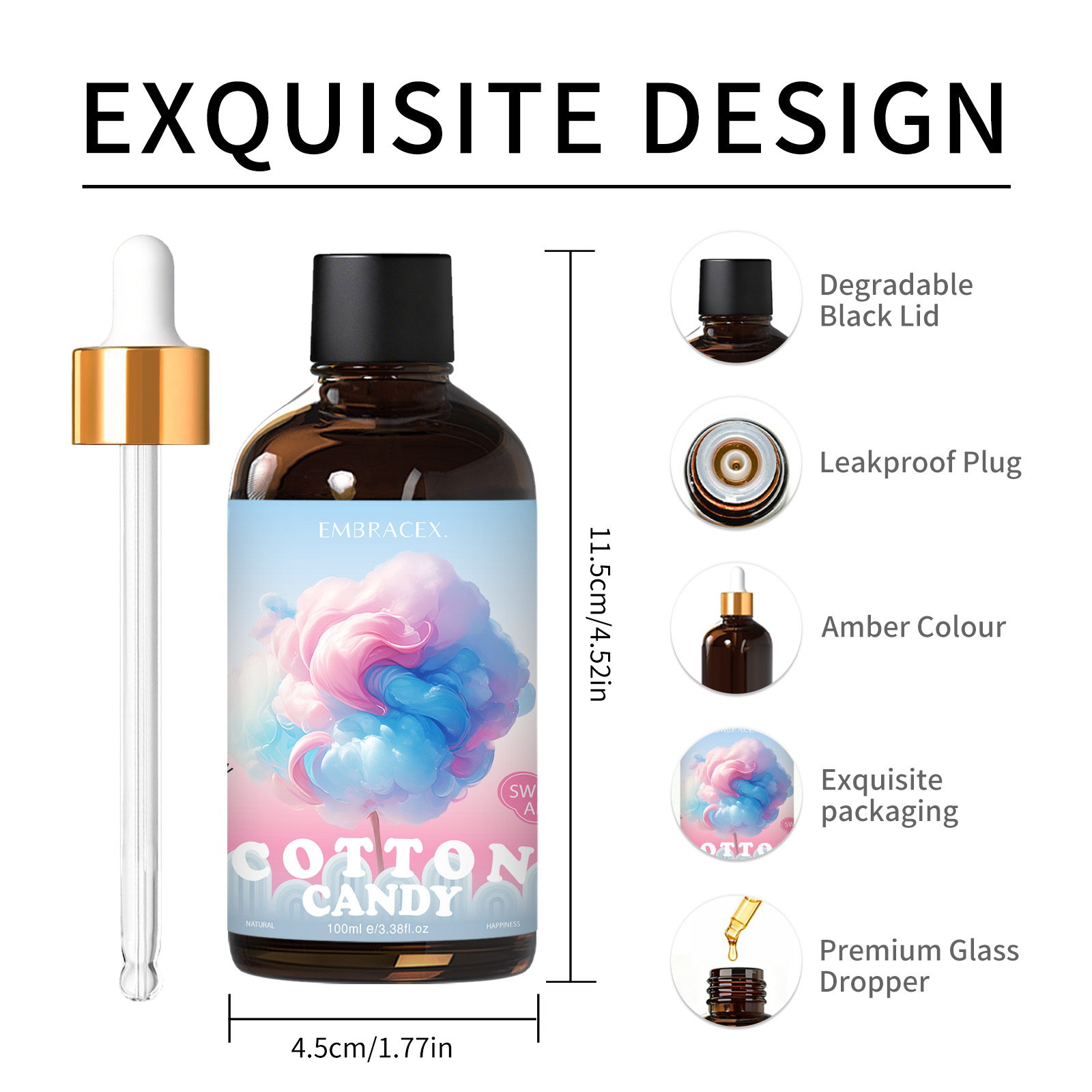 100ml Cotton Candy Essential O - огляд і ціна Home Fragrance Accessories