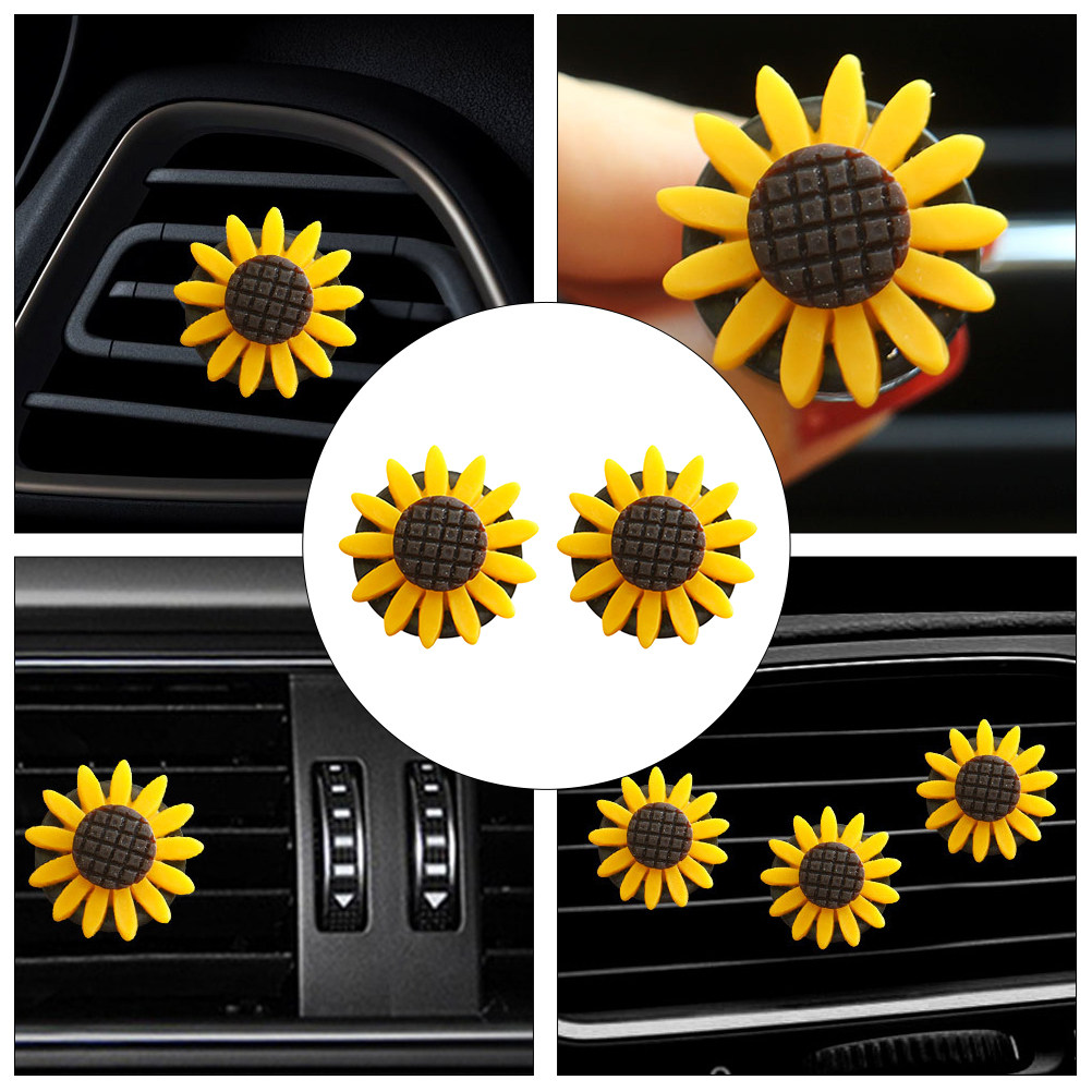 2Pcs Sunflower Car Aromatherap - огляд і ціна Home Fragrance Janzen