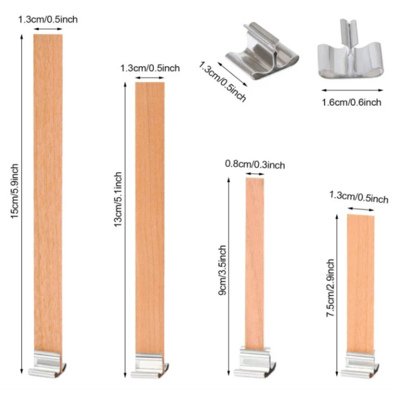 30pcs High Quality Wooden Cand - огляд і ціна Beeswax Taper Candle