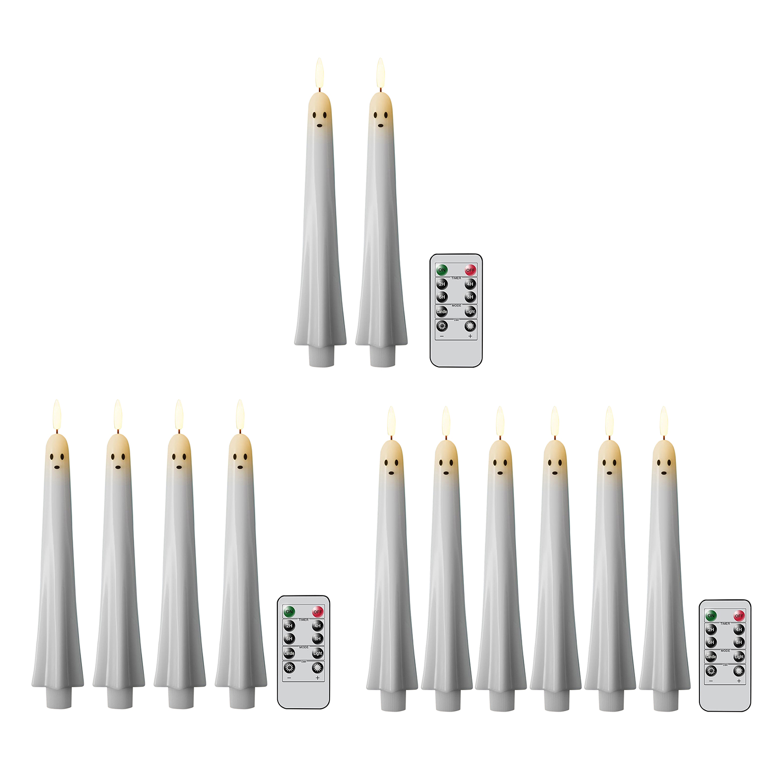F5 Ghost Shaped Ghost Taper Ca - огляд і ціна Beeswax Taper Candle