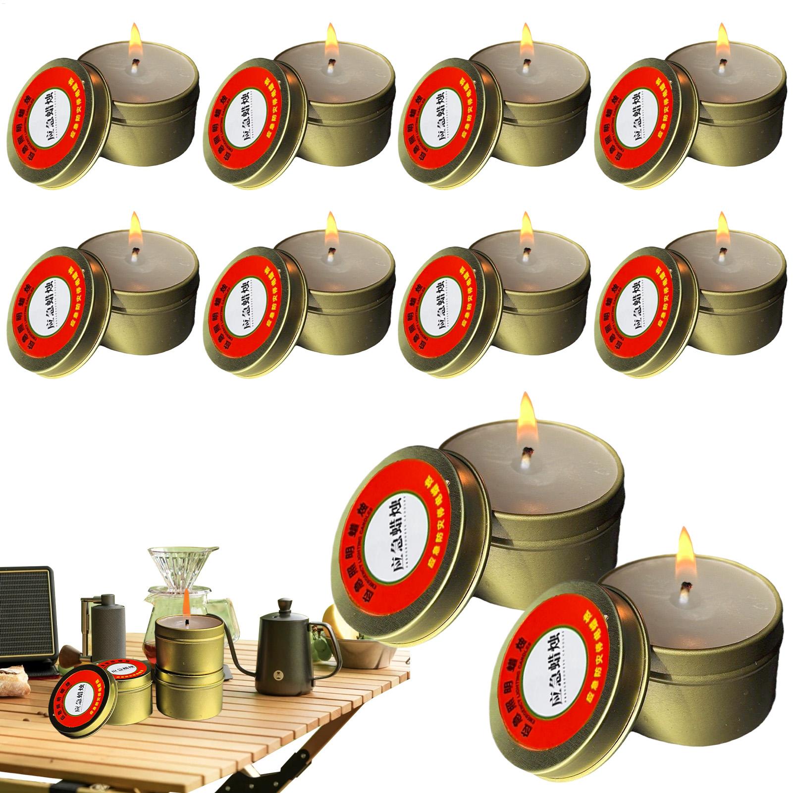 10pcs Power Outage Candles Uns - огляд і ціна Beeswax Taper Candle